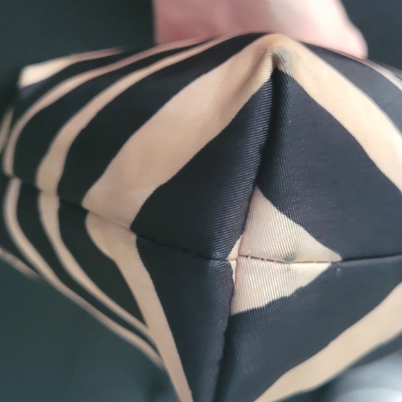 Coach Zebra Print Nylon Cosmetic Bag - Picture 7 of 8